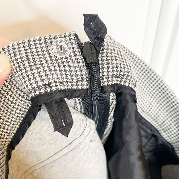 Akris punto Franca Houndstooth Cropped Trousers Black Cream Women’s Size 6 / S - Picture 13 of 16